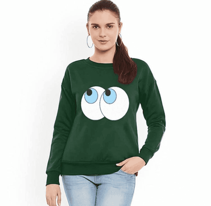 Big Eyes Funky Sweatshirt Big Eyes Funky Sweatshirt